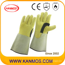 Подлинная натуральной кожи промышленной безопасности сварки рабочие перчатки (11125)